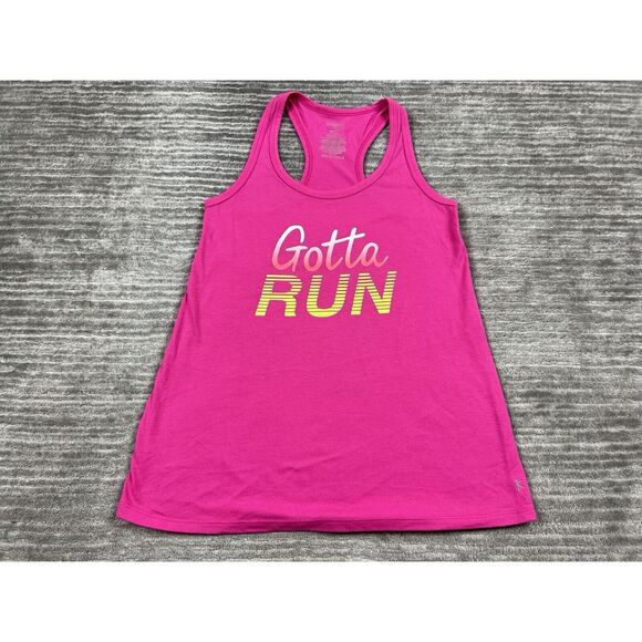 Danskin Now Top Womens XS Pink Sleeveless Loose Halter‎ Polyester Blend - Picture 1 of 9